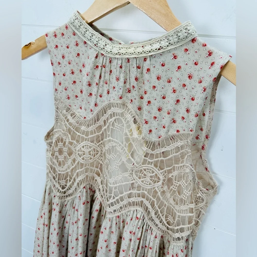 NWT Jodifl Floral Lace Boho Cottagecore Tunic